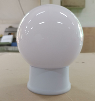 Style européen 20 pièces Polycarbonate Sphère LED Plafonnier E27 Crépuscule Aube Extérieur IP44 Côtelé Globe Mini Acrylique Couverture 240V