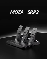 Kit de pédales MOZA Racing SRP2, accélérateur, frein, embrayage, pédales de simulation de course, support mural, capteur haute précision pour PC