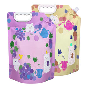 Custom <b>Stand</b> Up Pouches - Food Grade 100ml Refill Pack Juice Packaging Pouches for Children's <b>Drinks</b> - Product Image 3