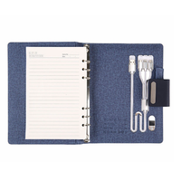 Werbe Power Bank Planer Notebook 8000mAh Solar & Schnell ladung 10W Ausgang Geschenk box Business Custom ized Notebooks