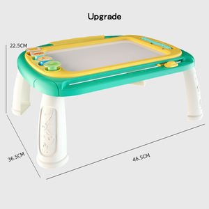 Magnetisches Zeichenbrett Tisch Kinder Pädagogisches Lernen Malen Spielzeug Lösch bares magnetisches Schreiben Kunst Mal brett Tischs pielzeug - Product Image 6
