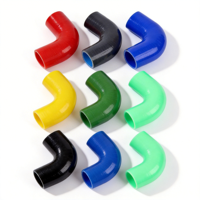 Tuyau flexible en silicone tressé Kinglin résistant aux hautes températures pour turbo de voiture, coudes à 45, 90 et 180 degrés