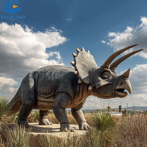 Dinosaurio Animatrónico Realista de Triceratops para Parques Nacionales, Proyectos de Parques de Aventuras Jurásicas, SGD89 - Product Image 1