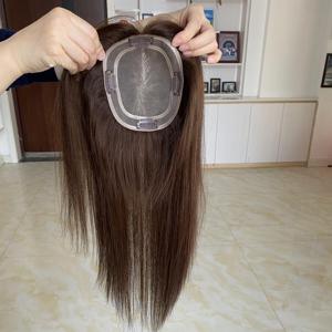 Topper de Cabello Humano con Frente de Encaje, Base Mono HD de 5x6 Pulgadas, Cabello Humano Virgen Remy - Product Image 6