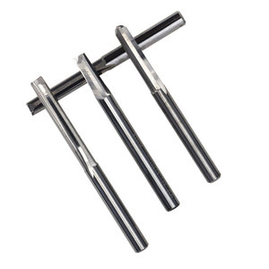 3.175mm 4mm 6mm 8mm vonfram thép caride 2 Sáo thẳng Router bits cho chế biến gỗ <span class=keywords><strong>CNC</strong></span> khắc - Product Image 5