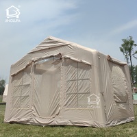 Tente de camping gonflable en plein air, cabine de camping gonflable, tente de camping Oxford anti-moustiques