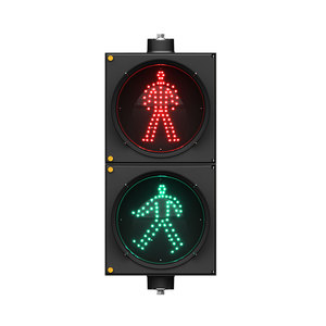 ZGSM rouge/vert <span class=keywords><strong>Stop</strong></span> and Go Light Led <span class=keywords><strong>feu</strong></span> de signalisation boîtier PC étanche 200mm(8 pouces) <span class=keywords><strong>feu</strong></span> de circulation - Product Image 3