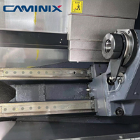 Torno CNC de 2 Ejes para Roscado de Tuberías de Alta Resistencia, Torno Horizontal Automático con Sistema de Control Fanuc GSK