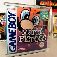 Boîte de présentation personnalisée en acrylique HD pour Nintendo/Game Boy Series, protection avancée pour jeux avec couvercle coulissant