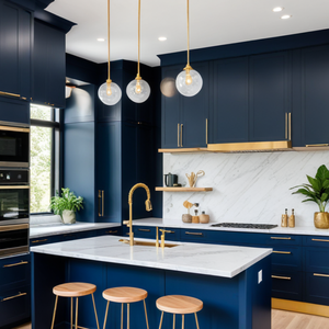Cocina Moderna <span class=keywords><strong>de</strong></span> <span class=keywords><strong>Aluminio</strong></span>, Perfil <span class=keywords><strong>de</strong></span> <span class=keywords><strong>Aluminio</strong></span> Modular, Ecológica, Resistente al Fuego, Fregadero <span class=keywords><strong>de</strong></span> Granito, Cocina para Apartamento - Product Image 2