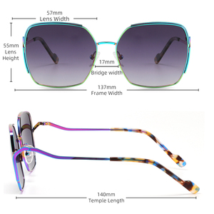 Lunettes de <span class=keywords><strong>soleil</strong></span> rétro unisexes avec verres en <span class=keywords><strong>verre</strong></span> UV400, motif uni, monture carrée en métal, lunettes de <span class=keywords><strong>soleil</strong></span> carrées de créateur - Product Image 5