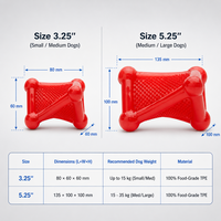 Jouet distributeur de friandises pour chien TPE Twist Bone, jouet interactif à mâcher en forme d'os pour la distribution de nourriture, jouet de puzzle IQ résistant aux morsures pour chiens