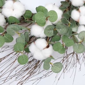 Couronne circulaire tendance en soie, motif Bougainvillea, avec des fleurs <span class=keywords><strong>de</strong></span> primrose et <span class=keywords><strong>de</strong></span> <span class=keywords><strong>tulipes</strong></span> multicolores, pour un été romantique - Product Image 4