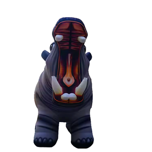 Hippopotame géant personnalisé gonflable animal dessin animé hippopotame pour la publicité gonflables - Product Image 5