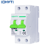 CHYT fait 2-pole DC MCB. 1000V, 6 - 63A pour rail DIN miniature. Assure la sécurité et le fonctionnement. Pour la qualité DC, fiable.