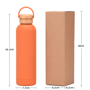 Frasco <span class=keywords><strong>de</strong></span> vacío <span class=keywords><strong>de</strong></span> acero inoxidable Premium <span class=keywords><strong>de</strong></span> 750ml, tapa <span class=keywords><strong>de</strong></span> bambú, asa <span class=keywords><strong>de</strong></span> transporte ergonómica, <span class=keywords><strong>botella</strong></span> <span class=keywords><strong>de</strong></span> agua deportiva para montañismo a prueba <span class=keywords><strong>de</strong></span> fugas - Product Image 3