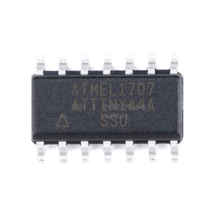 Componente Electrónico con Descuento de Amplio Uso, Microcontrolador Integrado ATTINY44A-SSUR, Paquete 14SOIC, 100% de Buena Calidad - Product Image 1