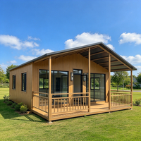 Villa de luxe moderne préfabriquée sur mesure de 20, 30 ou 40 pieds, chambre d'hôtel, maison modulaire préfabriquée, maison conteneur en acier extensible