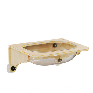 เปลแมวแบบลอยได้ Bruce Floating Cat Hammock พร้อมถ้วยดูดสุญญากาศ ไม่ต้องเจาะ ติดตั้งง่าย ใช้เป็นที่ปีนป่าย ข่วนเล็บ และเป็นเตียงแก้วสำหรับสัตว์เลี้ยง - Product Image 5