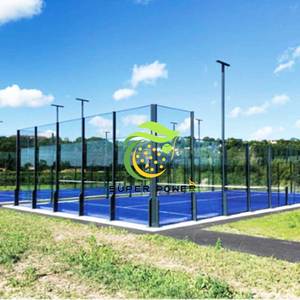 Installation facile Terrain de sport décontracté Padel 20*10m Ensemble complet de terrain de tennis Padel classique - Product Image 5