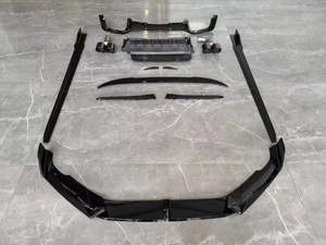 Kit <span class=keywords><strong>de</strong></span> Carrocería Black Knight, Alerón Delantero y Trasero Modificados, Difusor Trasero para BMW X4 G02 2019-2022 - Product Image 2