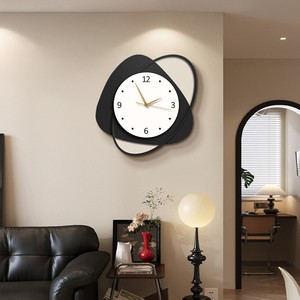 Orologio da Parete <span class=keywords><strong>Moderno</strong></span> in Legno per Soggiorno, Silenzioso, a Batteria, Lussuoso, Nuovo Stile 2025, Semplice ed Elegante, Orologio da Parete per Casa - Product Image 2