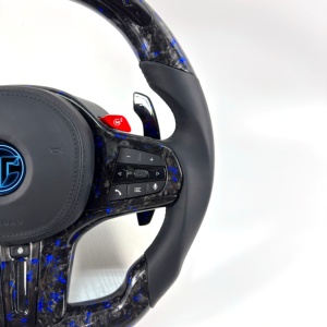 Volante de Fibra de Carbono Forjado para BMW G02 G05 G06 G09 G11 G12 G15 G20 G22 G28 G29 G30 G38 G80 G82 F40 <span class=keywords><strong>F90</strong></span>, Accesorios para Automóviles - Product Image 4