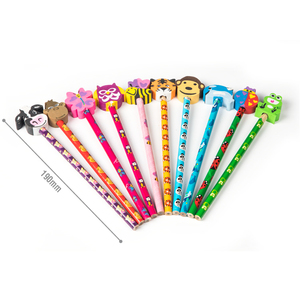 20 Cái Hình Dạng Động Vật Dễ Thương Tẩy Màu Bút Chì Topper Set Kid Gift - Product Image 2