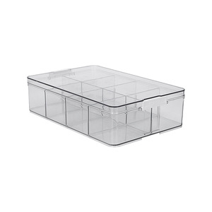 Choice Fun Kitchen vegetable and fruit preservation box buckle can be stacked with egg box to separate refrigerator storage box