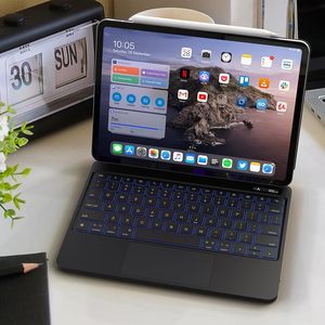 เคสคีย์บอร์ดไร้สายสำหรับ iPad Pro 12.9 11 นิ้ว Air 4 5 6 2024 ไฟแบ็คไลท์ 7 สี แม่เหล็ก ขายส่ง คุณภาพสูง จัดส่งเร็ว - Product Image 5