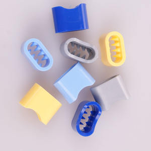 Grosir warna-warni plastik bundar satu arah gelang mengunci dengan bentuk yang berbeda - Product Image 1