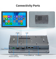 Panel PC Industrial Táctil Resistente de Alto Rendimiento de 21.5" FHD sin Ventilador, Intel I7-10810U, 2 LAN RS232/485, IP65 para Control de Procesos