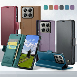 2025 RFID Venta caliente para Xiaomi 14T Pro 13T 12T 11t Funda de teléfono tipo billetera Titular de tarjetas de cuero de alta calidad para Xioami 14t Pro Case - Product Image 6