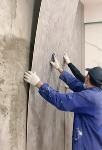 Nhà máy CE EU kiểm tra gỗ Veneer chống va chạm Hội Đồng Quản trị đượ<span class=keywords><strong>c</strong></span> <span class=keywords><strong>c</strong></span>ài đặt trên thô tường sơn-miễn phí <span class=keywords><strong>WPC</strong></span> tấm Tường - Product Image 4