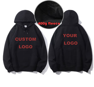 เสื้อฮู้ดโอเวอร์ไซส์สำหรับผู้ชายผ้าฝ้าย80% แขนยาวพิมพ์ลายพิมพ์โลโก้ที่กำหนดเองและการออกแบบที่มีสีสันบนผ้าถักด้านหน้า - Product Image 1