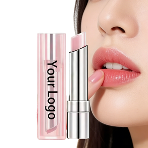 Fruit Strawberry Four Seasons Nourishing Pink Organic Moisturizing Mineral Custom <b>Lip</b> Balm 3g - Product Image 1