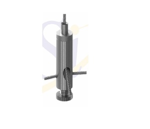 Support de suspension robuste en laiton pour luminaires suspendus – Serrage de câble réglable pour plafonniers - Product Image 1