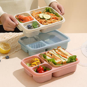 Food <b>Container</b> for School Bento Box Divided Snack Box Reusable Lunchable <b>Containers</b> - Product Image 2