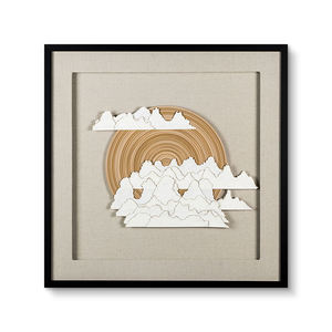 Décoration suspendue 3D Design moderne, luxe, oeuvre d'art faite à la main, décoration murale 3D, peintures pour hôtel, maison, <span class=keywords><strong>maquette</strong></span> - Product Image 1