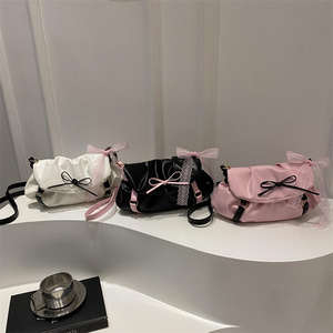 Nuevo bolso de hombro estilo coreano con lazo, bolso de axila para mujer, bolso cruzado - Product Image 4