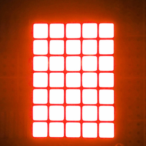 Naranja 5x7 Matriz de puntos cuadrada Led matriz 5x7 - Product Image 2