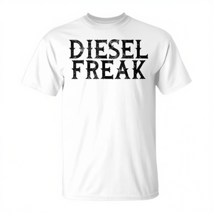 Diesel Freak T-Shirt Chemise décontractée blanche à col rond et manches courtes pour hommes - Product Image 2