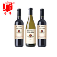 Autocollants personnalisés pour étiquettes de vin imperméables GH-printing, autocollants personnalisés pour bouteilles de vin, étiquettes de vin sur mesure