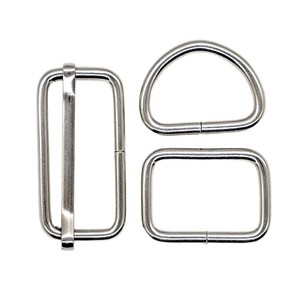 Hebillas Metálicas en Forma de D para Bolsos, Accesorios de Ferretería, Hebilla Tipo D, Durabilidad, Origen Yiwu Zhejiang, Acabado Plateado - Product Image 4