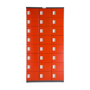Casilleros Metálicos Escolares Resistentes de 12 Puertas con Cierre Automático, 4 Estantes, Cerradura con Llave, Diseño Estrecho y Alto, Fácil Montaje - Product Image 6