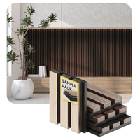 Panneaux insonorisants 3D décoration murale panneau akustik holz panneaux muraux acoustiques en bois pour studio cinéma
