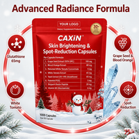 Capsules de radiance cutanée antioxydantes sous marque privée, format 00, multi-ingrédients, nutrition cutanée, supplément alimentaire en vrac OEM
