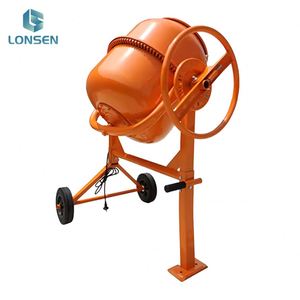 Mezcladora de Mortero Eléctrica Móvil para Concreto, 70L-240L, Varios Tamaños - Product Image 4