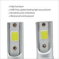 C6 2X H7 LED H11 H4 Hi/Lo H1 H3 H8 HB1 HB3 HB4 HB5 PSX24W HIR2 H13 H16 H27 Bohlam Lampu Depan Mobil 3000K 4300K 6000K 8000K COB C6