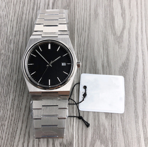 Montre à quartz pour homme avec bracelet en acier intégré, boîtier tonneau, verre saphir, étanche, cadran lumineux, montre sport - Product Image 3